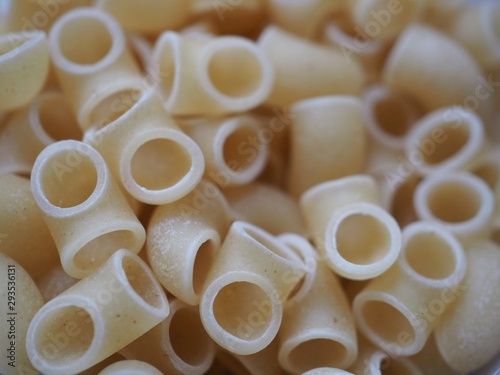 Background of macaroni pasta