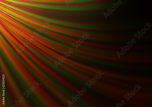 Dark Orange vector background with lava shapes. Shining crooked illustration in marble style. A completely new template for your business design.