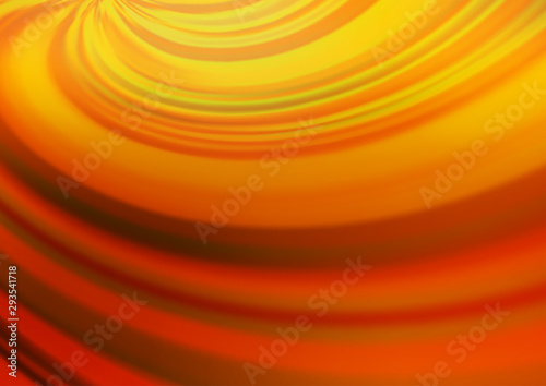 Dark Yellow  Orange vector blurred shine abstract template. Creative illustration in halftone style with gradient. The background for your creative designs.