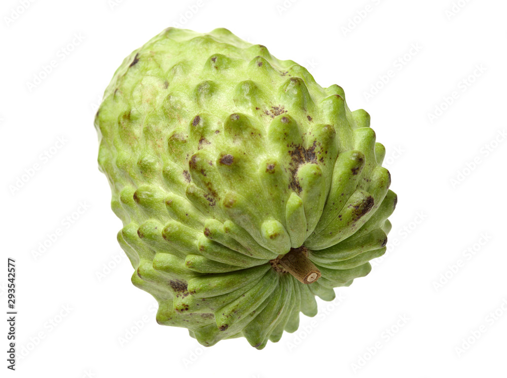 Obraz premium Custard apple isolated on white background,annona