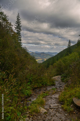 river in the mountains