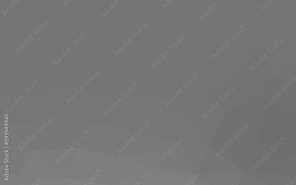 Fototapeta premium Light Silver, Gray vector low poly layout. Triangular geometric sample with gradient. New texture for your design.