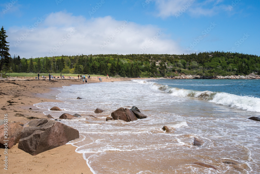 Sand Beach in Acadia National Park