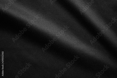 Abstract black fabric cloth texture background
