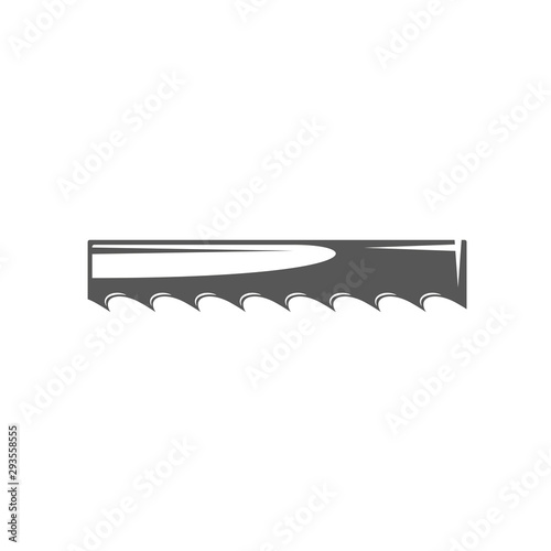 Saw isolated on white background