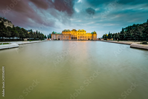 The Belvedere Palace in Vienna, Austria. photo