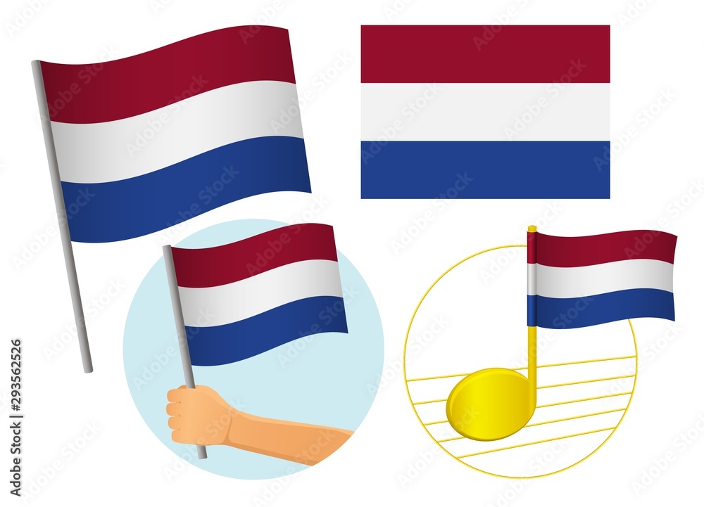 netherlands flag icon set