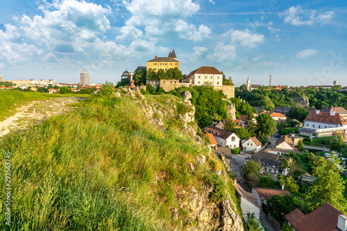 Castle hill cliff in Veszprem, Hungary. photo