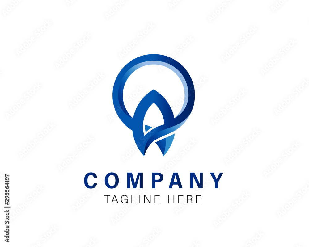 Initial A and O Monogram Logo, letter A with O combination , Vector illustration Initial A and O Monogram Logo, letter A with O combination , Vector illustration