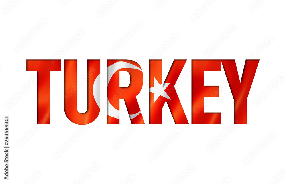 turkey flag text font turkey flag text font
