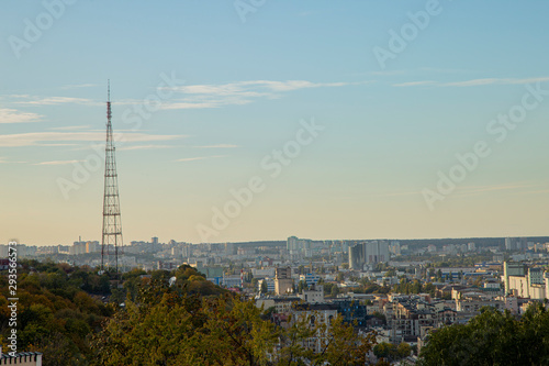 aerial view of the city