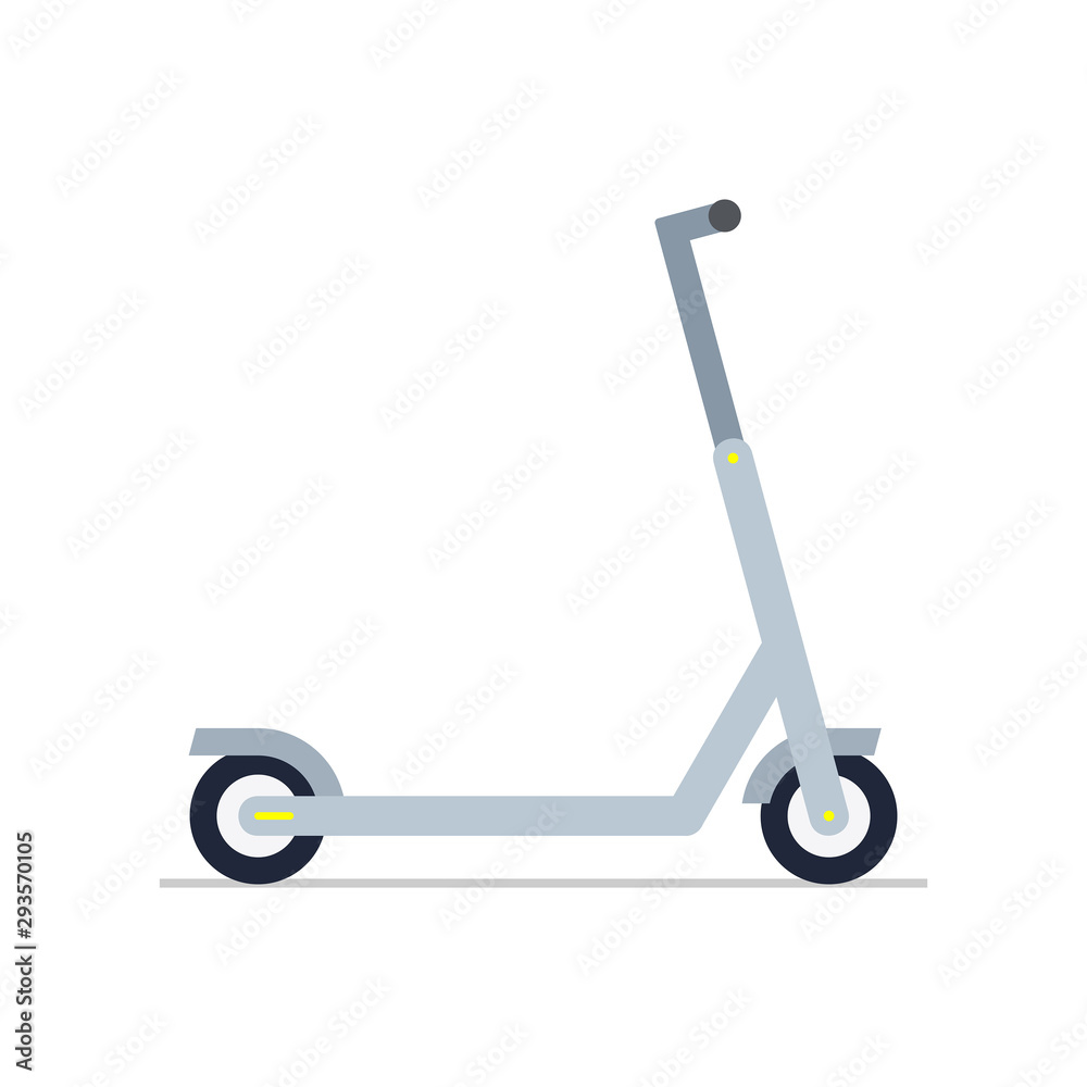 Electric scooter. isolated on white background Electric scooter. isolated on white background