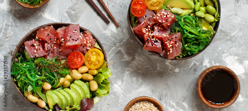 Hawaiian tuna poke bowl