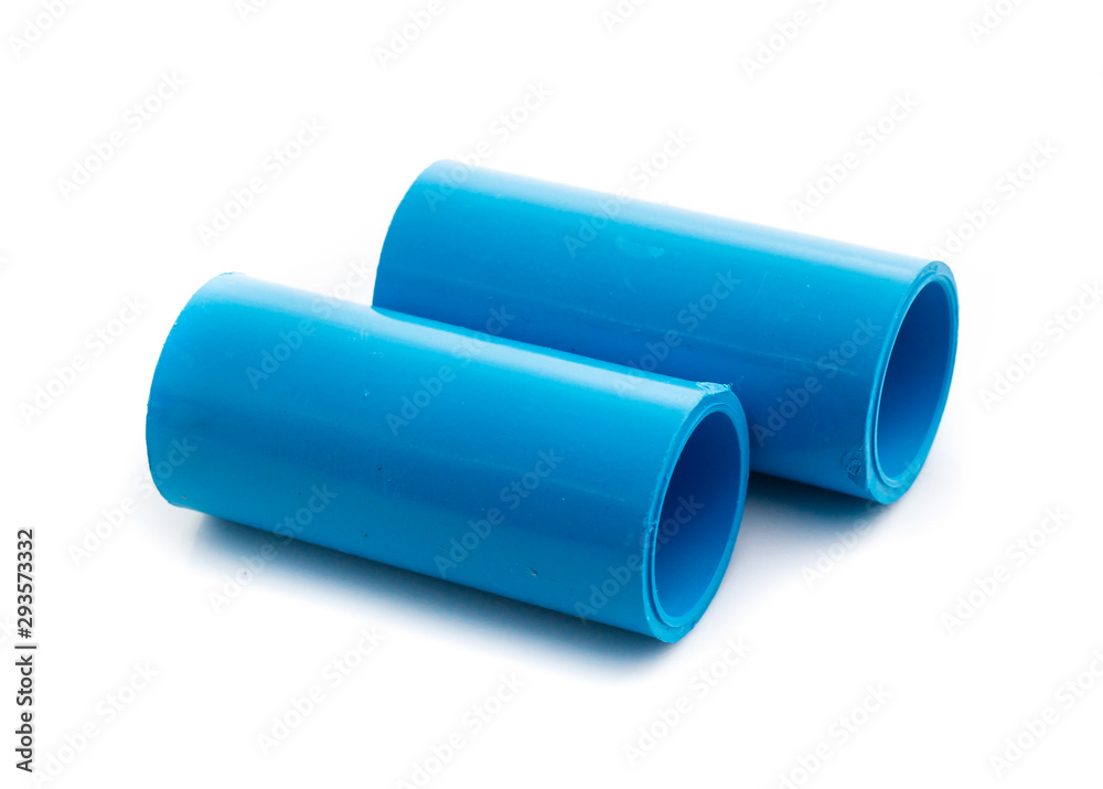pvc pipe connection isolated on white background pvc pipe connection isolated on white background