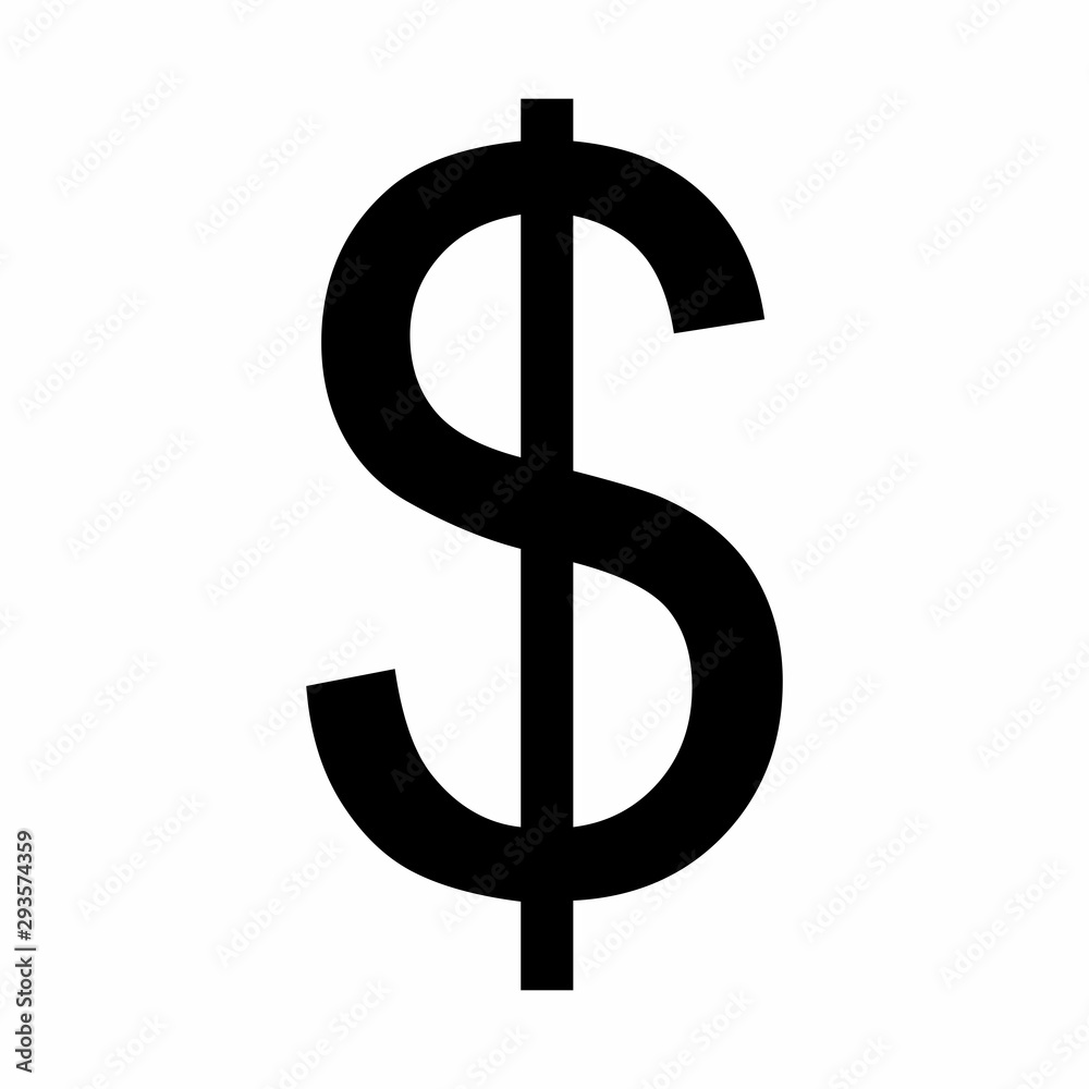 Dollar sign illustration Dollar sign illustration