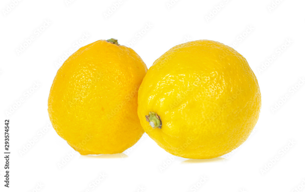 Lemons white background Lemons white background