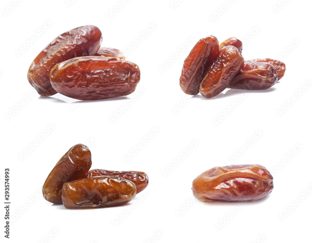 date plam isolated on white background (set mix collection) date plam isolated on white background (set mix collection)