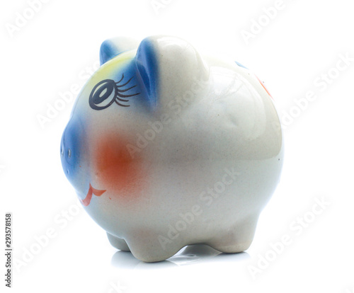 piggy bank isolated on a white background