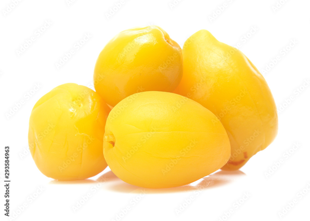 peach halves isolated on white background peach halves isolated on white background