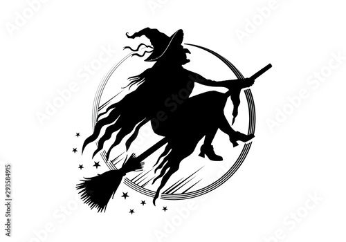 halloween parti card vector illustration