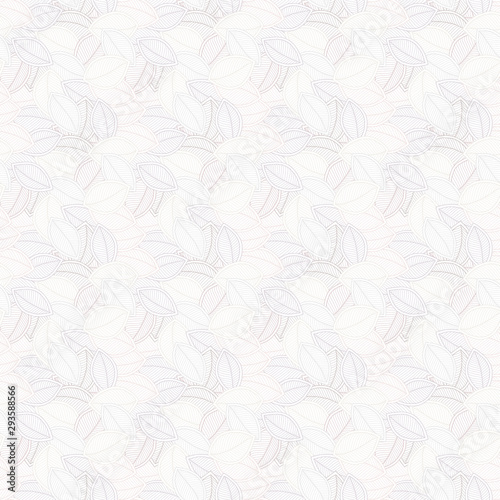 Decorative ornamental seamless soft brown beige pattern.