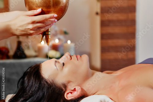 a unique Ayurvedic procedure Shirodhara that elevates you to a state called trance. The flow of pleasant sensations covers your entire body, you relax both physically and spiritually.  photo