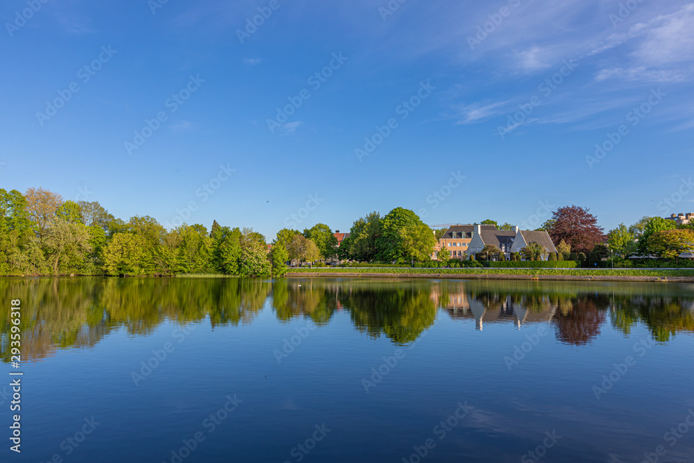 Fototapeta premium Reflections on the lake. Landscape at a lake