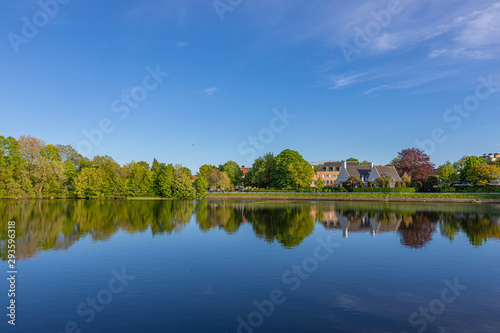 Fototapeta Naklejka Na Ścianę i Meble -  Reflections on the lake. Landscape at a lake