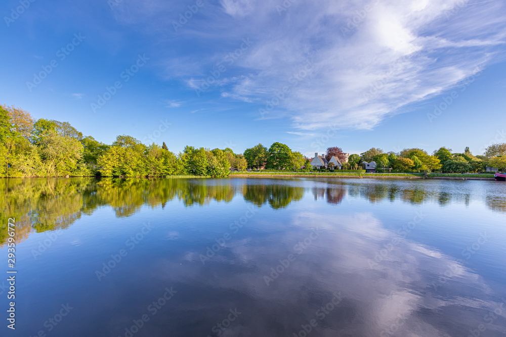 Fototapeta premium Reflections on the lake. Landscape at a lake