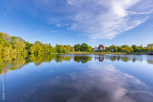 Fototapeta Naklejka Na Ścianę i Meble -  Reflections on the lake. Landscape at a lake