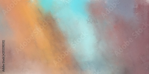 diffuse brushed / painted background with rosy brown, light blue and dark salmon color and space for text. can be used as texture, background element or wallpaper