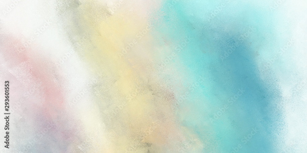 Obraz premium abstract diffuse texture painting with light gray, medium aqua marine and sky blue color and space for text. can be used for cover design, poster, advertising