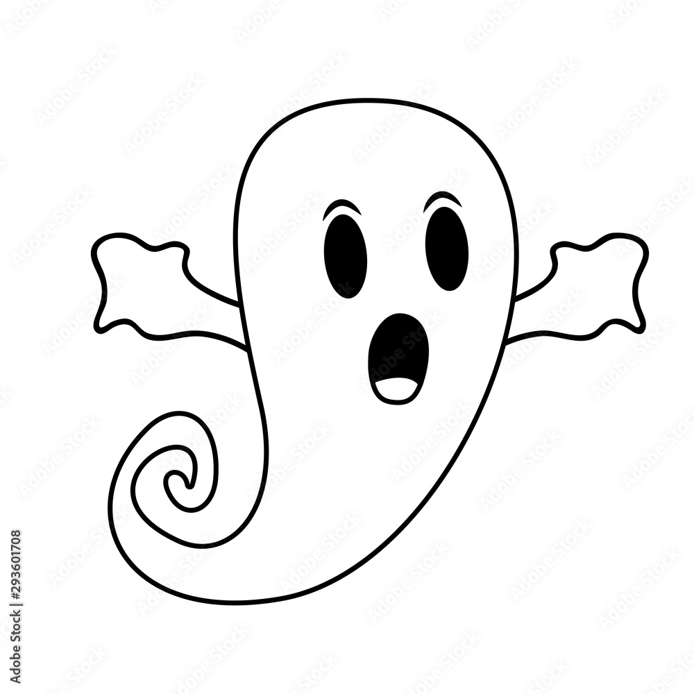 halloween ghost floating character icon halloween ghost floating character icon