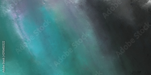 abstract diffuse texture painting with teal blue, very dark blue and medium aqua marine color and space for text. can be used as wallpaper or texture graphic element © Eigens