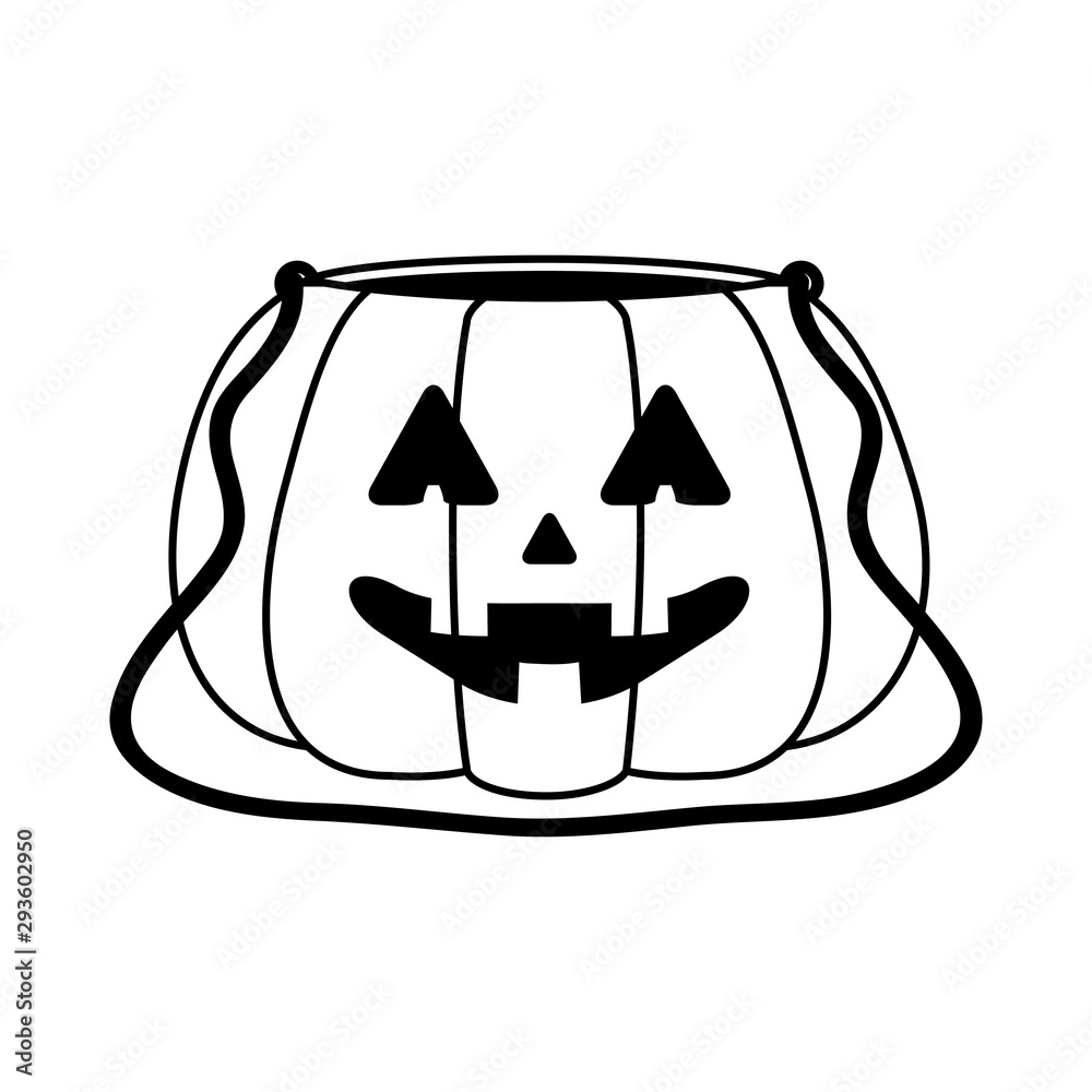 halloween pumpkin season isolated icon halloween pumpkin season isolated icon