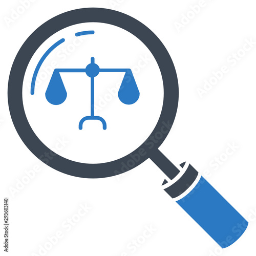 find a law case ordinances slip law vector icon