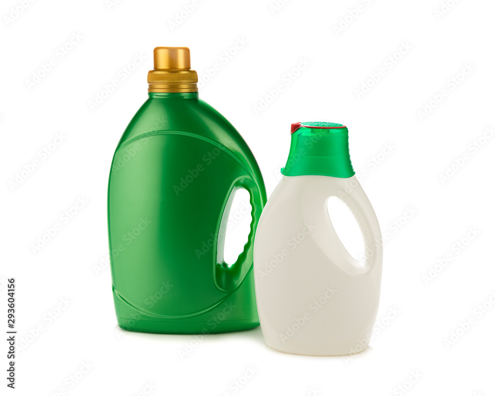 Cleaning Products Isolated on White Cleaning Products Isolated on White