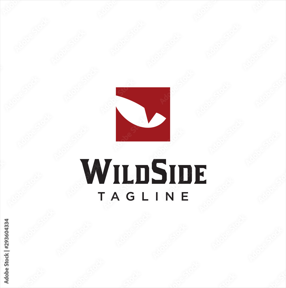 Animal Wild Eye Logo Design Vector . Wild Side logo Nature Design Template Illustration Animal Wild Eye Logo Design Vector . Wild Side logo Nature Design Template Illustration