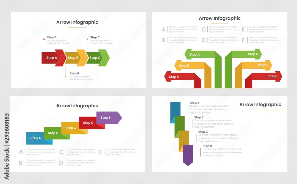 Infographic design template with option or process for business presentation
