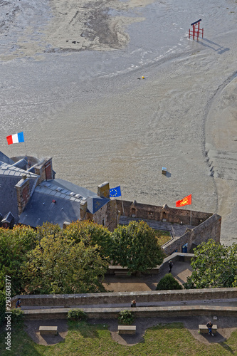 One of most recognisable french landmarks, visited by 3 million people a year, Mont Saint-Michel and its bay are on the list of World Heritage Sites. photo