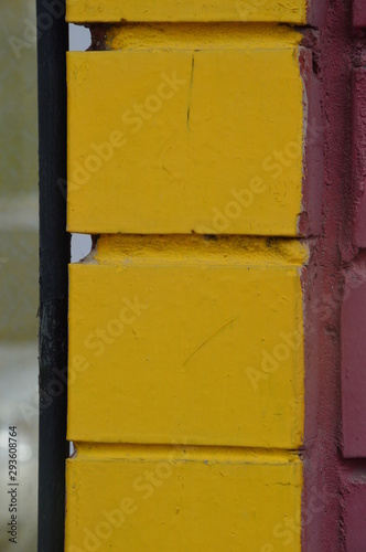 Part of an old brickwall (block) and background  / Кирпичная стена (фон) © Elena Kis