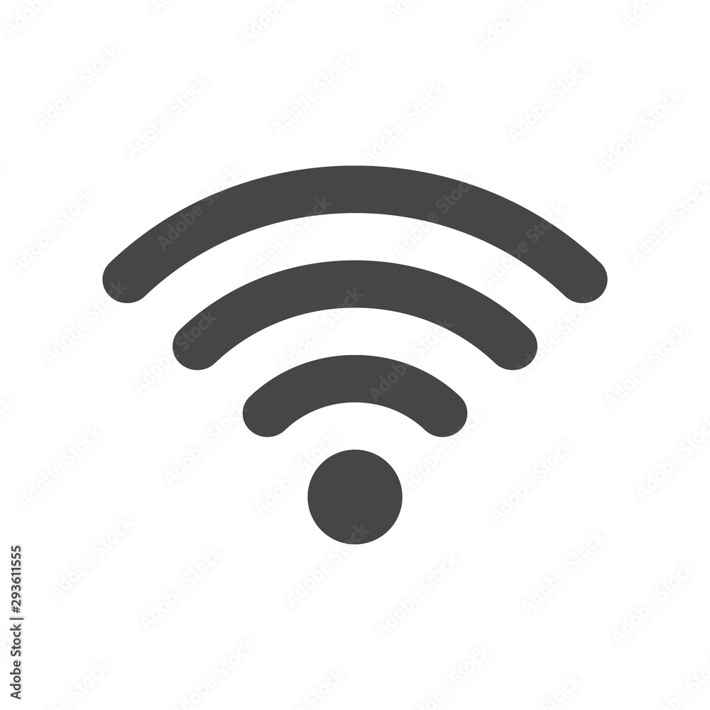 Wireless and wifi icon or sign for remote internet access. Podcast vector symbol isolated on white background. Wireless and wifi icon or sign for remote internet access. Podcast vector symbol isolated on white background.