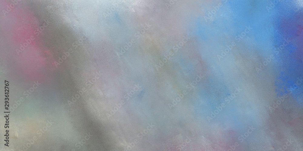 abstract soft grunge texture painting with light slate gray, steel blue and sky blue color and space for text. can be used as texture, background element or wallpaper