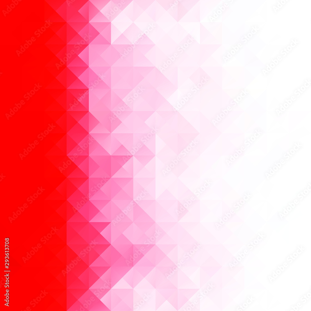Obraz premium Red Grid Mosaic Background, Creative Design Templates