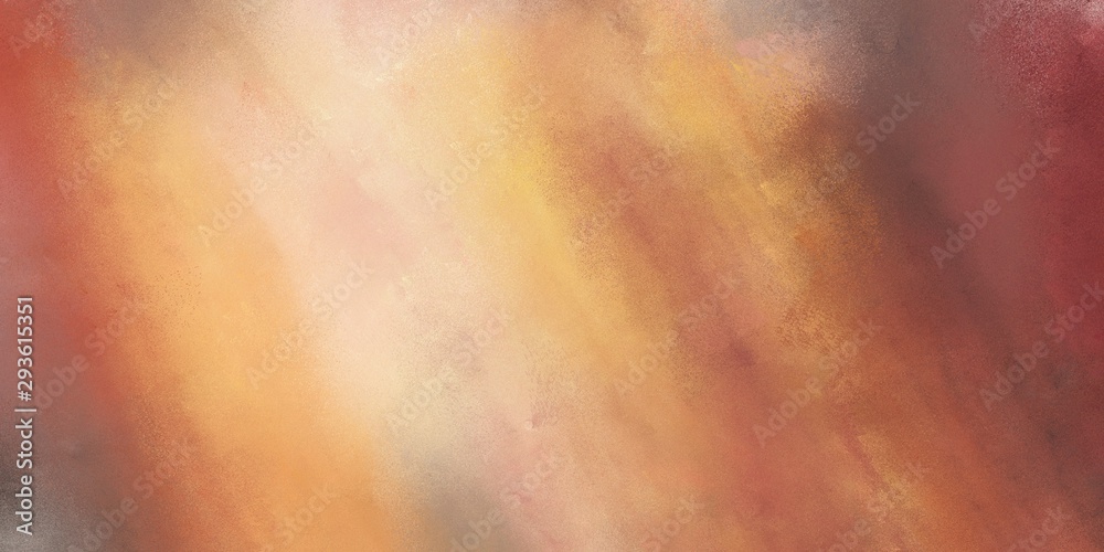 abstract diffuse art painting with peru, dark salmon and wheat color and space for text. can be used as wallpaper or texture graphic element
