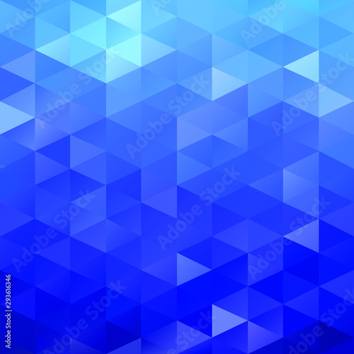 Blue Polygonal Mosaic Background  Creative Design Templates