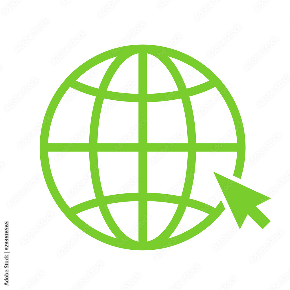 Globe vector icon Globe vector icon