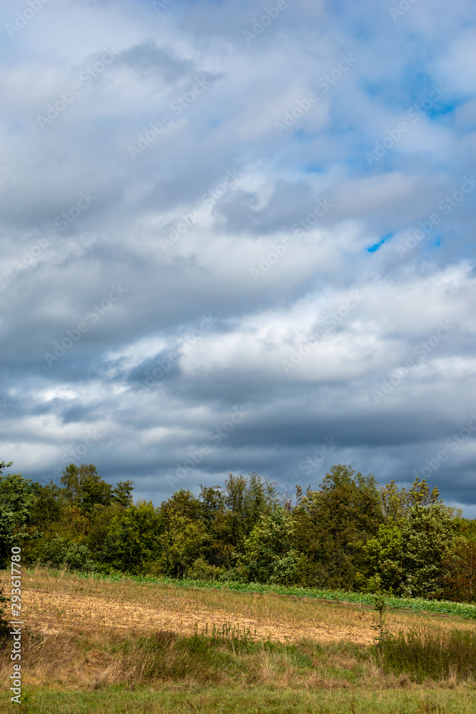 landscape with blue sky and clouds landscape with blue sky and clouds
