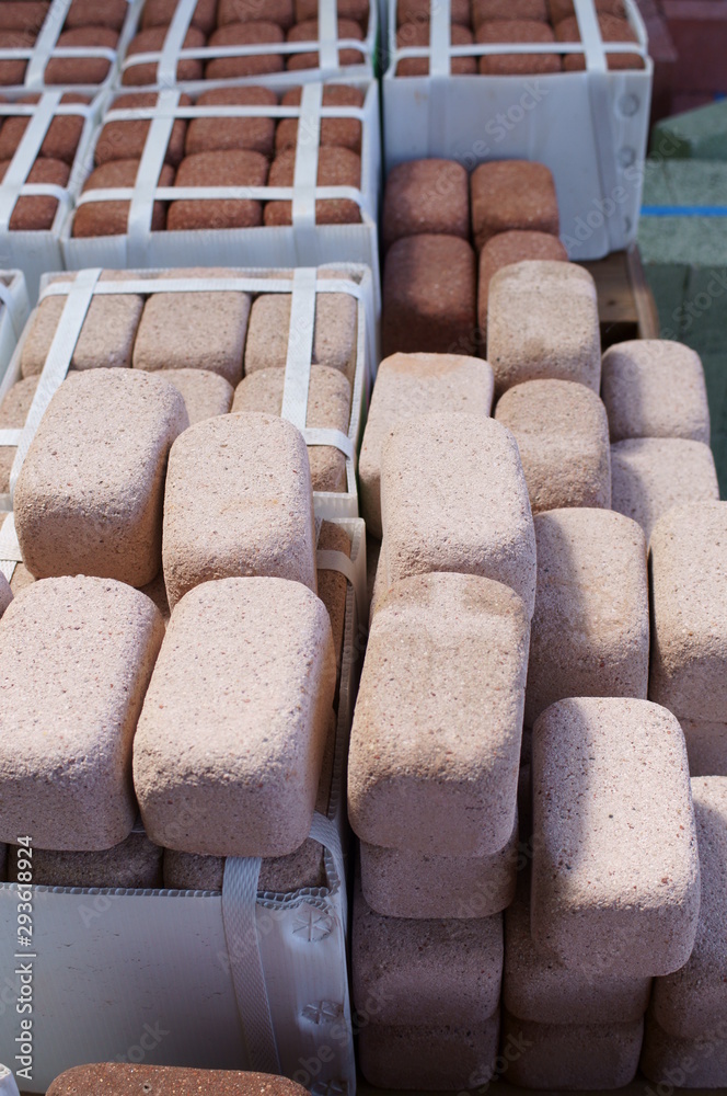 Brick block tile gardening department