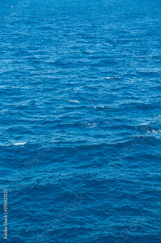 Abstract blue water sea for background or texture, vertical